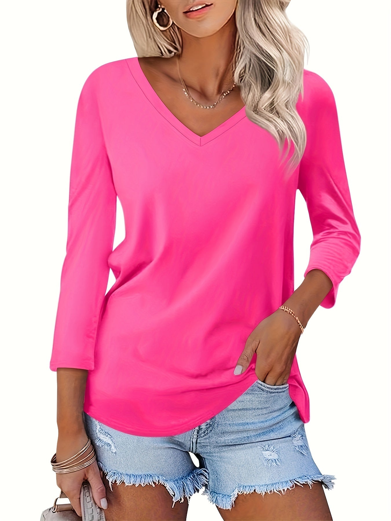 Maison™ | Classic V-Neck Top