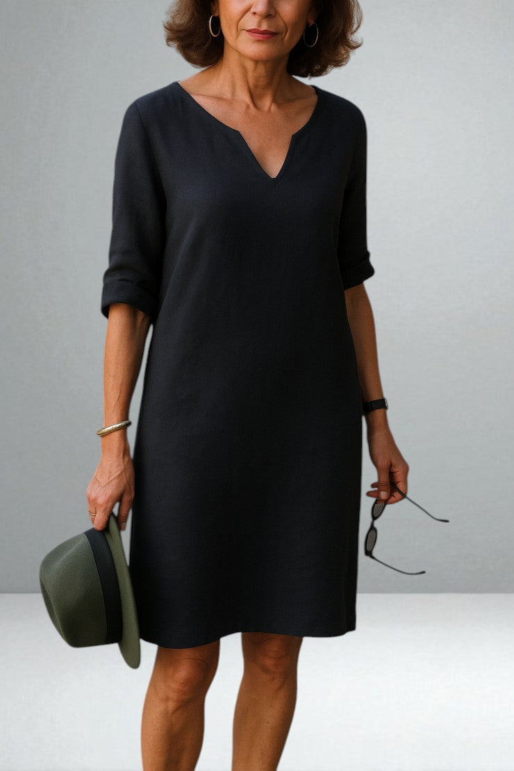 The Ria V-Neck Elegance Dress
