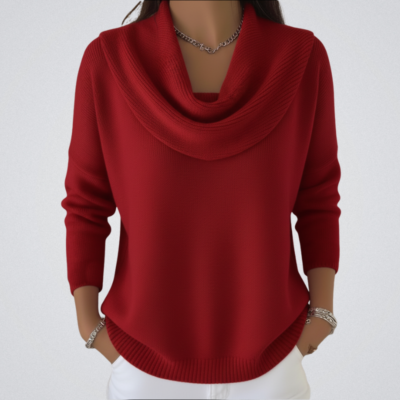 Maren - Stylish Cowl Collar Sweater