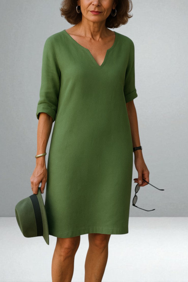 The Ria V-Neck Elegance Dress