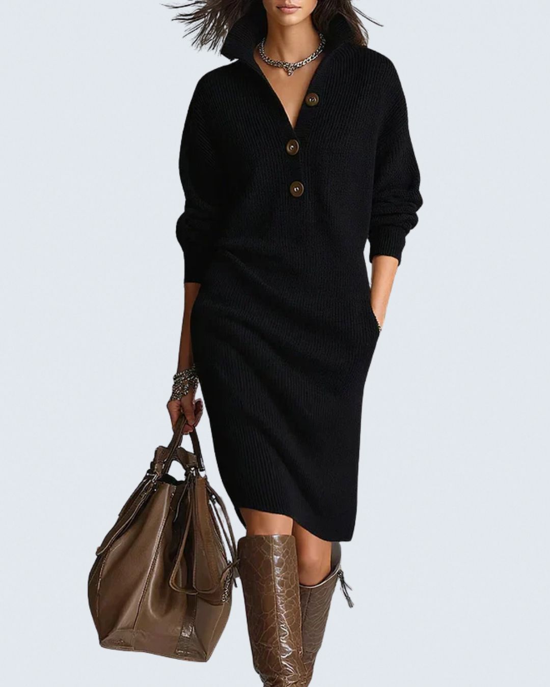 Judi | Elegant Sweater Dress