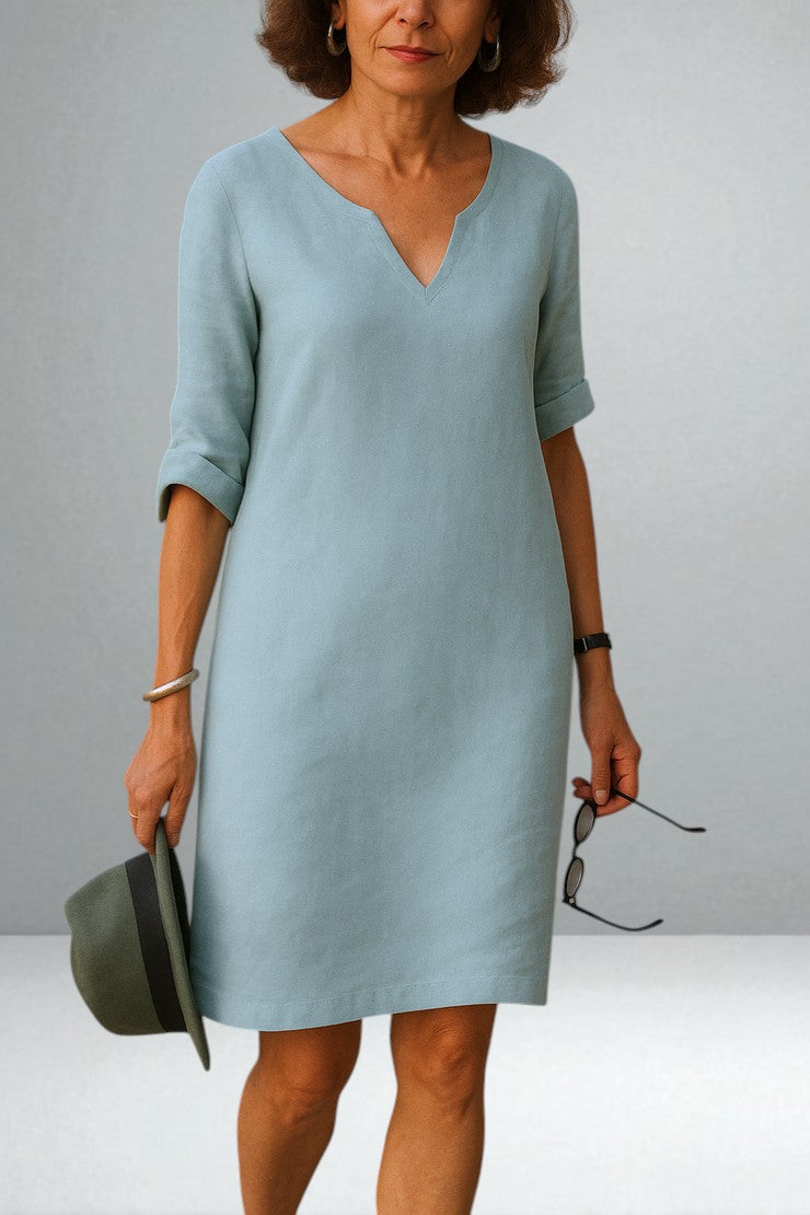 The Ria V-Neck Elegance Dress