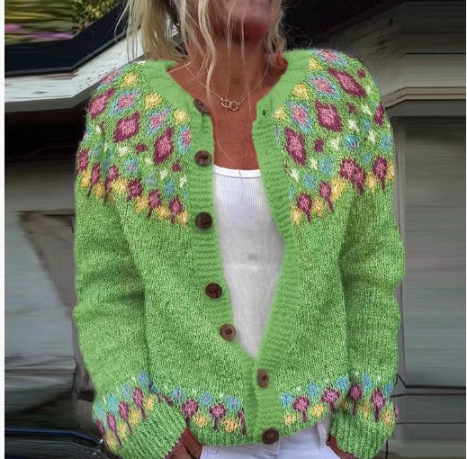 Chloe | Retro Cardigan