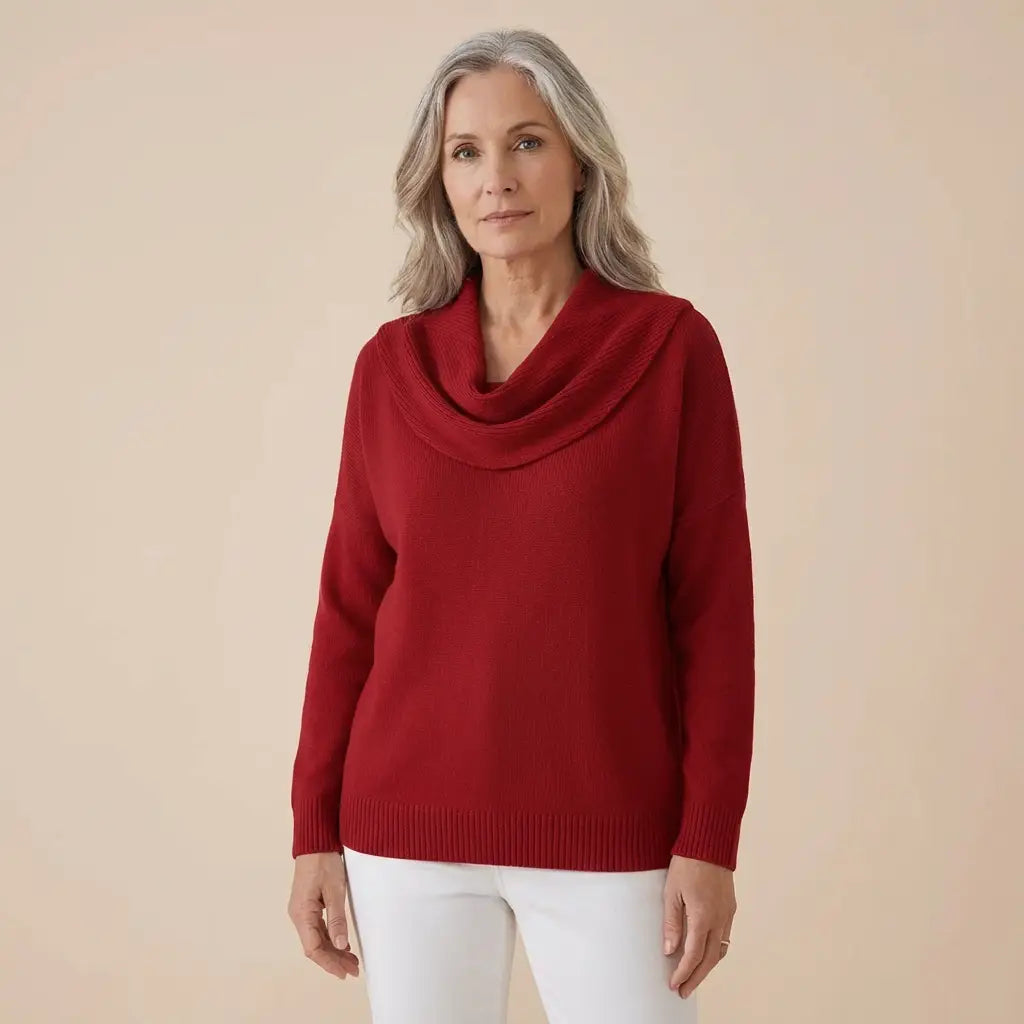 Maren - Stylish Cowl Collar Sweater