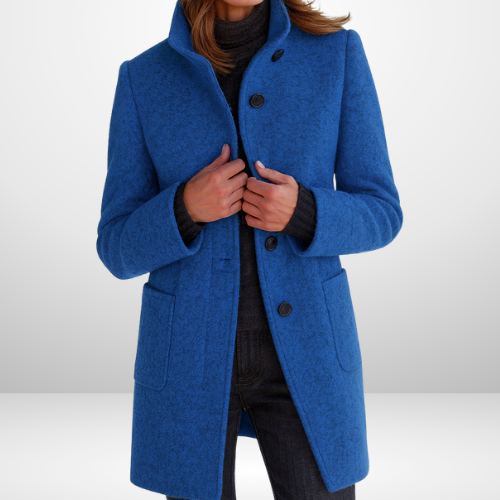Maren | Sleek Wool-Blend Tailored Coat