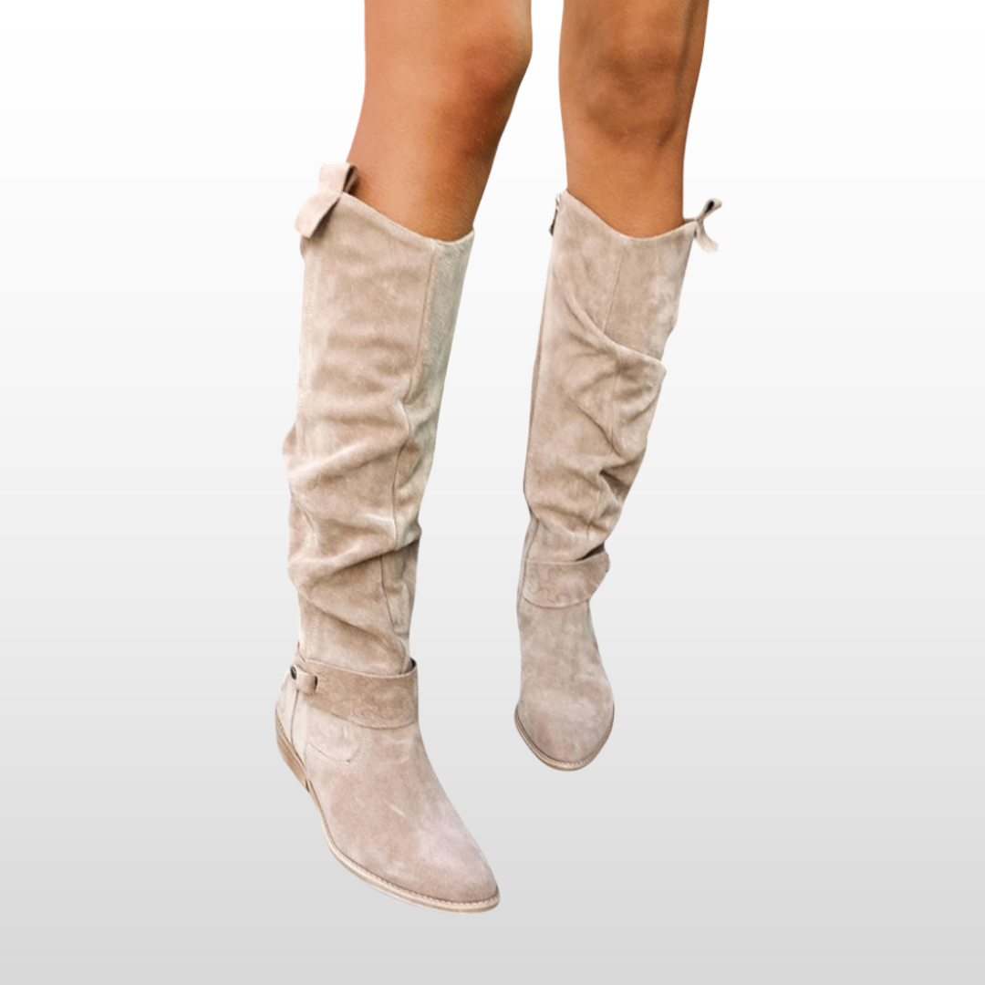 Maren Retro-Inspired Orthopedic High Boots