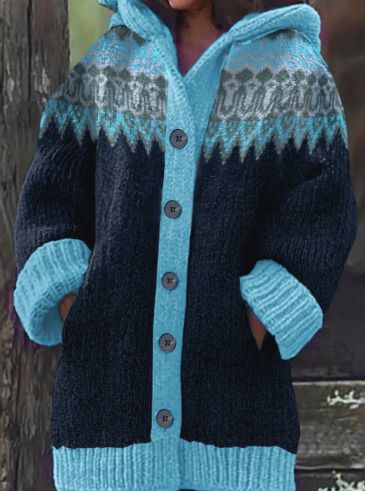 Savannah | Retro Hoodie Cardigan