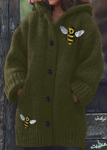 Hailey | Retro Hoodie Cardigan