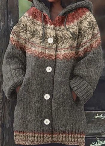 Madelyn | Retro Hoodie Cardigan