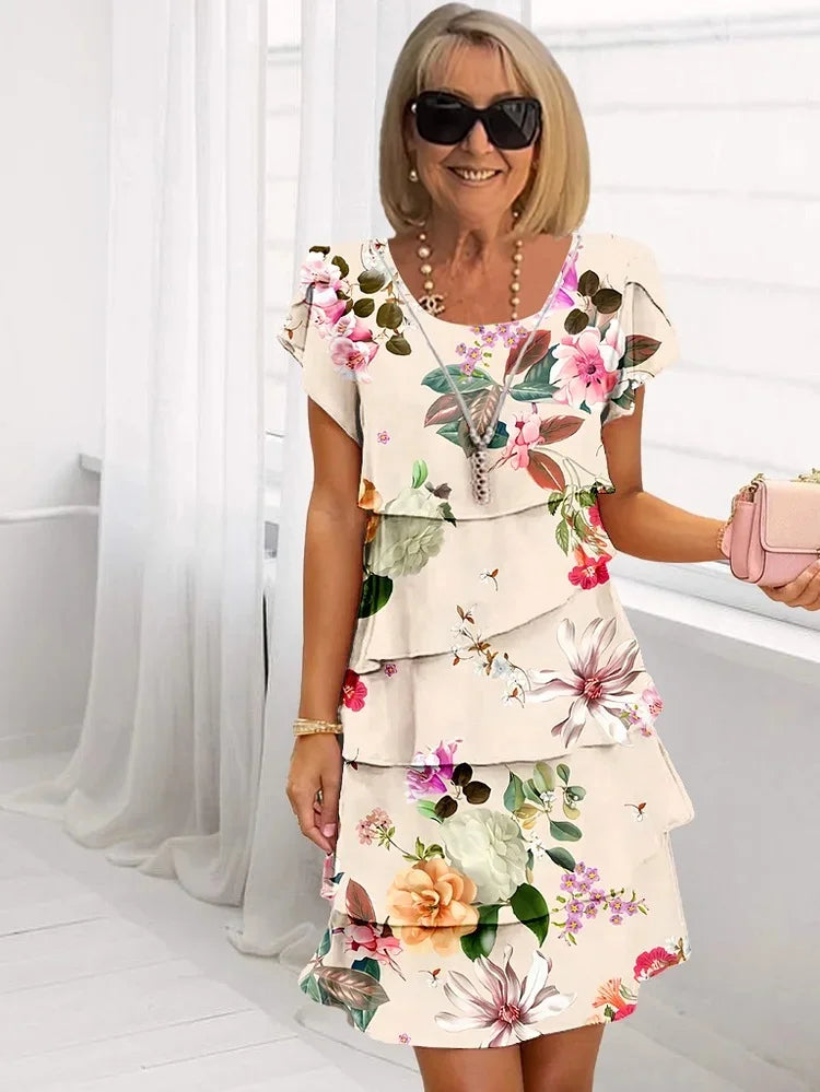 Klara | Floral Layered Dress