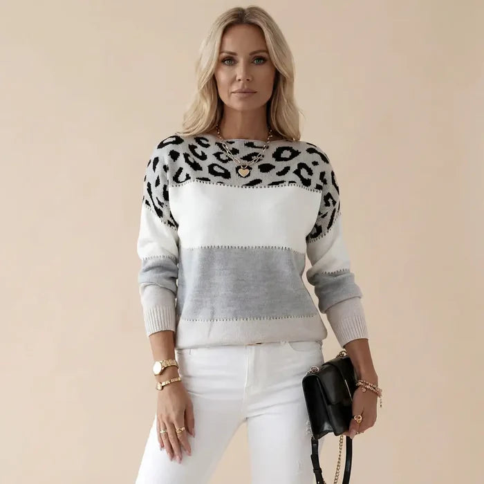 Charlene | Leopard Print Casual Sweater