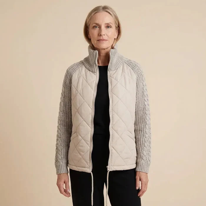 Clara | Soft-Knit Puffer Jacket
