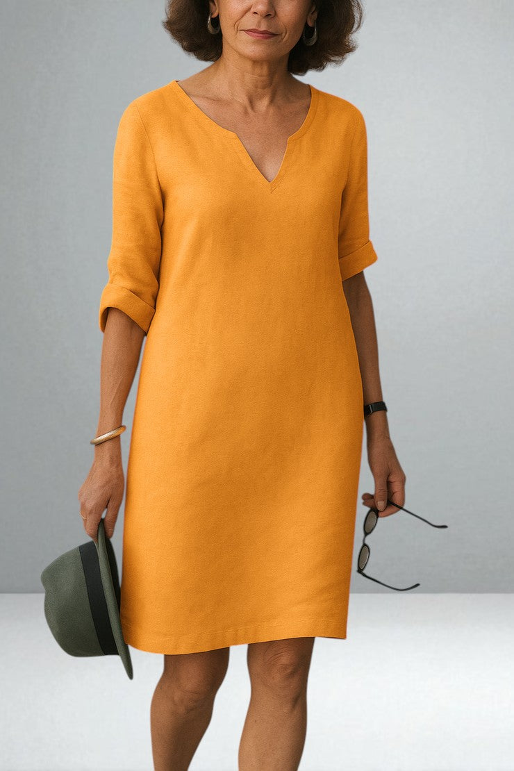The Ria V-Neck Elegance Dress