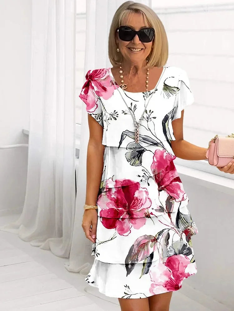 Klara | Floral Layered Dress