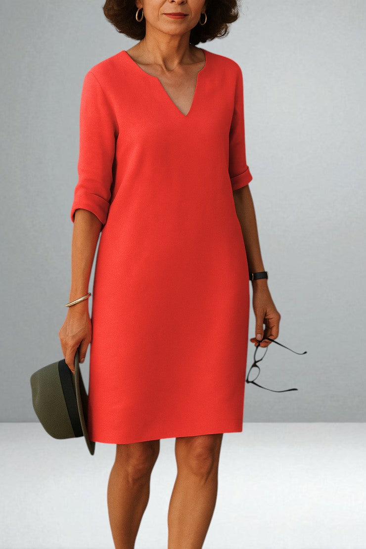 The Ria V-Neck Elegance Dress