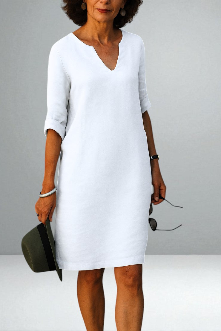 The Ria V-Neck Elegance Dress