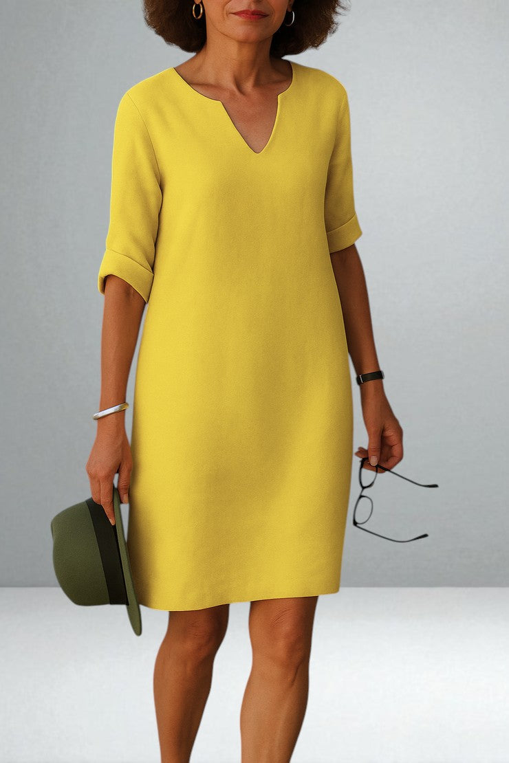 The Ria V-Neck Elegance Dress