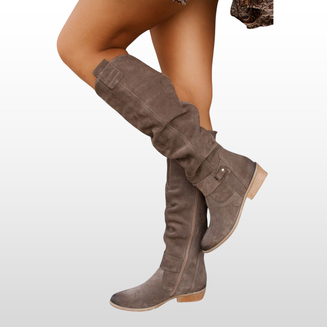 Maren Retro-Inspired Orthopedic High Boots