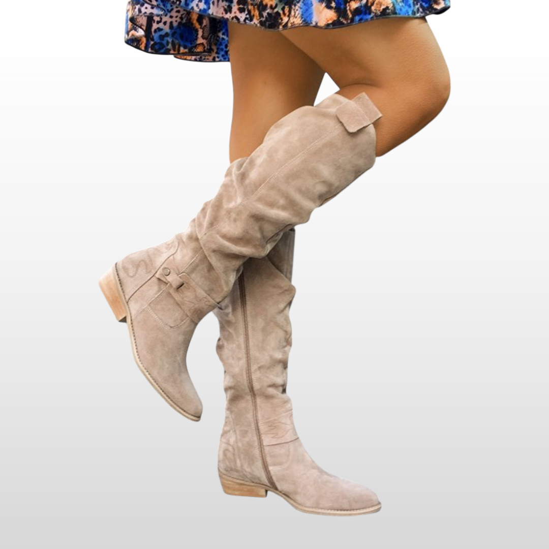 Maren Retro-Inspired Orthopedic High Boots