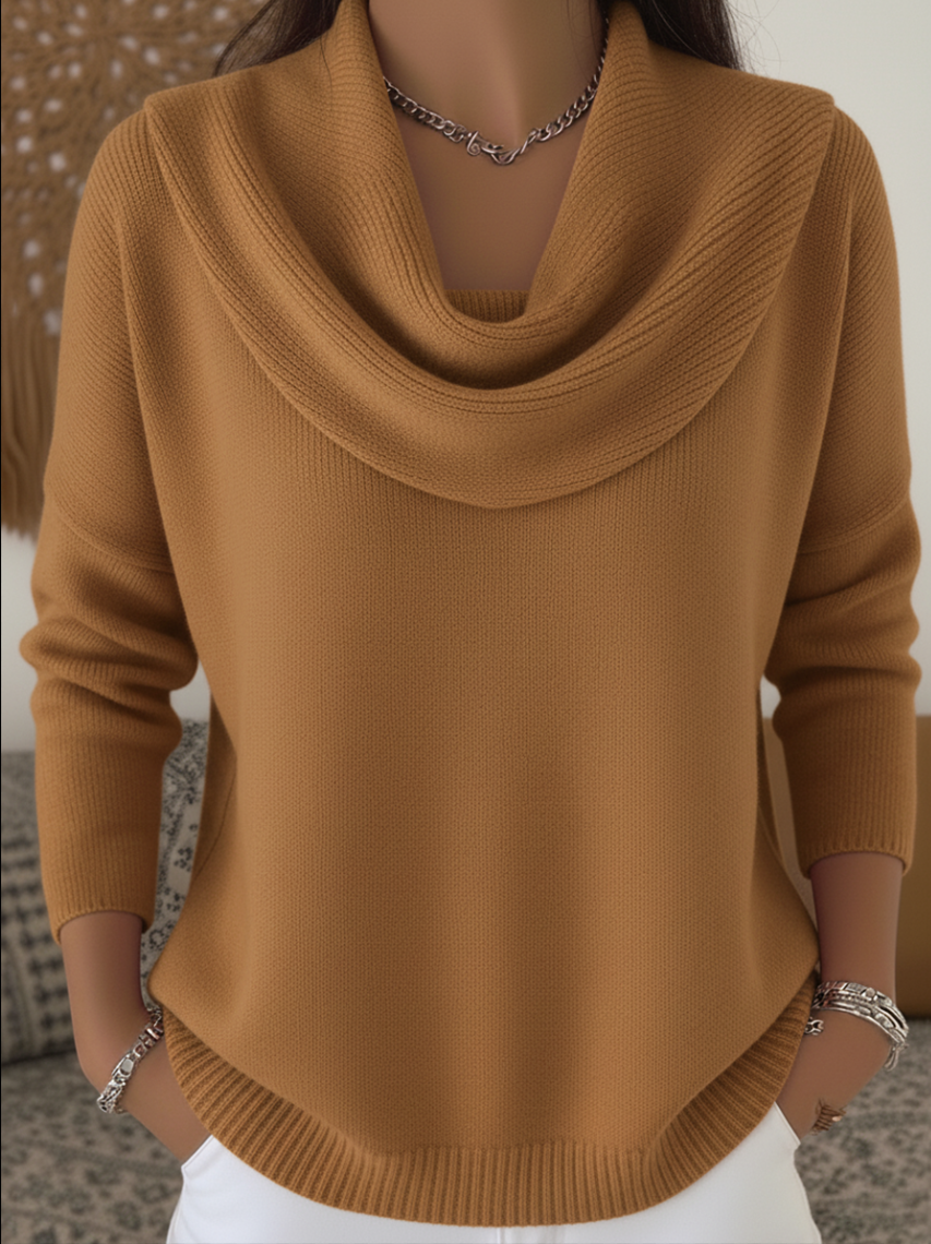 Maren - Stylish Cowl Collar Sweater