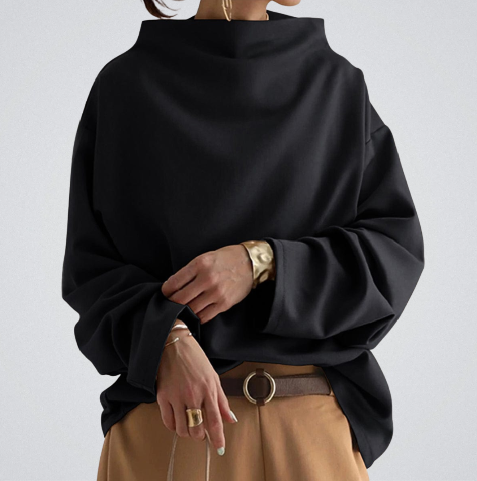 Margot | High-Neck Soft Knit Top