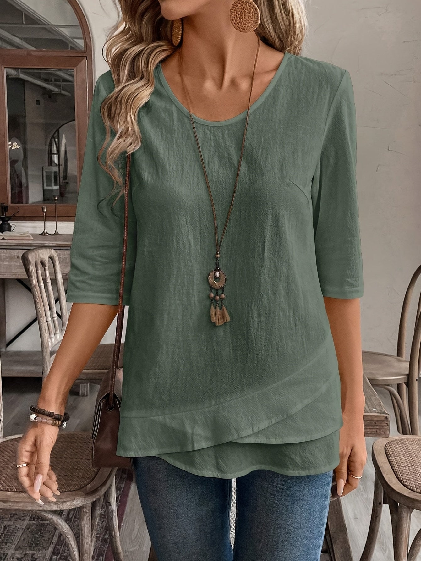 Maison™ | Flowy Layered Blouse
