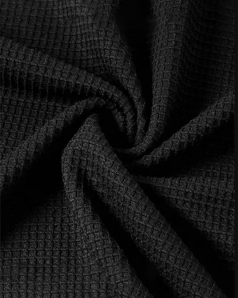 Maren - Top with Collar and Contrast Color Insert