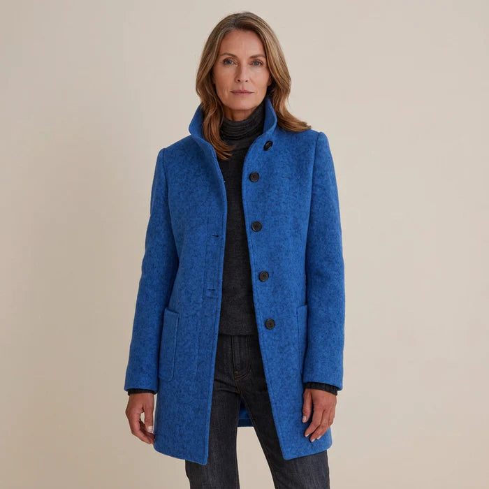 Maren | Sleek Wool-Blend Tailored Coat